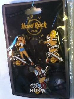 Hard Rock Cafe Pin Berlin Berlinale 3 Film Girl Set 2014