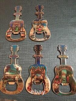 Hard Rock Cafe Pin Bottle Opener magnet collection (READ BEFORE PLEASE)