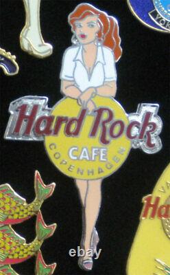 Hard Rock Cafe Pin Copenhagen 2002 Waitress White Uniform Girls of #11605 1/1000