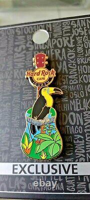 Hard Rock Cafe Pin Iguazu The Never Opened Cafe Toucan Guitar ARGENTINA BRAZIL