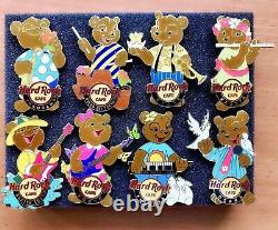 Hard Rock Cafe Pin Japan Spring Bear Series All Set 8 pins