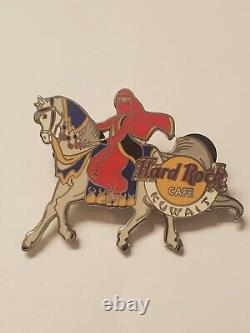 Hard Rock Cafe Pin Kuwait 2005 Girl on Horse Lady Red Outfit LE 300 #28286 Rare