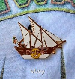 Hard Rock Cafe Pin Kuwait Twin Masted Sailboat 2004 #26033