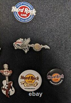 Hard Rock Cafe Pin, Magnet & Button Lot x 10 Various Locations