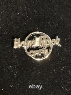 Hard Rock Cafe Pin Mini Logo Sterling Silver Extremely Rare