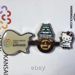 Hard Rock Cafe Pin Osaka-Kansai Japan EXPO 2025 Sanrio Hello Kitty Hard Rock