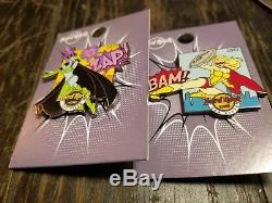 Hard Rock Cafe Pin San Diego Hotel Comic Con SDCC 2017 both variants