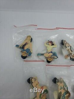 Hard Rock Cafe Pin Up Girl Series 2008 Lot Of 9 Pins brand new in package