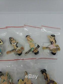Hard Rock Cafe Pin Up Girl Series 2008 Lot Of 9 Pins brand new in package