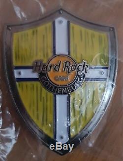 Hard Rock Cafe Pin Vikings Shield Wikinger Schild Helsinki Göteburg Gothenburg