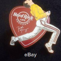 Hard Rock Cafe Pin pinz Queen Freddie Mercury Yokohama limited Used rare
