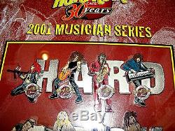 Hard Rock Cafe Pins Ft. Laud 30th Anniversary Musician Series Set Of 12 Framed