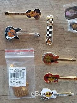 Hard Rock Cafe Pins Lot of 33 + 2 Sets! Worldwide! Great Collection
