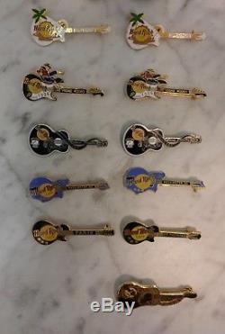 Hard Rock Cafe Pins Lot of 58 NM Condition Presley New Orleans Vegas Paris