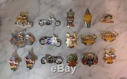 Hard Rock Cafe Pins Lot of 58 NM Condition Presley New Orleans Vegas Paris
