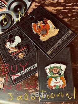 Hard Rock Cafe Pins. Set Of 26. Collection All NEW in Original HRC Packages