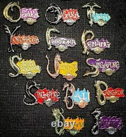 Hard Rock Cafe Pins dragon Asian series (Complete collection)