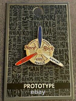 Hard Rock Cafe Prague Airport Rock Shop Grand Opening Prototype Pin LE 25