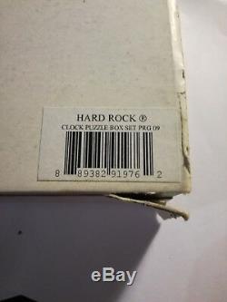 Hard Rock Cafe Prague Grand Opening Clock Puzzle 4 Pin Set In Original Box 2009