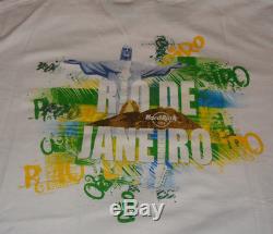 Hard Rock Cafe RIO DE JANEIRO City T-Shirt Large Size CLOSED CAFE