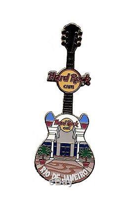 Hard Rock Cafe RIO DE JANEIRO Facade Guitar pin RARE