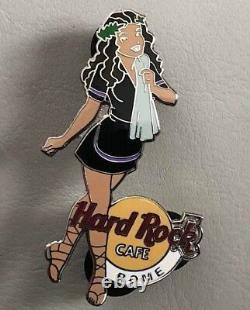 Hard Rock Cafe ROME Girl of Rock, Black Outfit Pin LTD. (Auction)