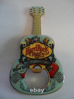 Hard Rock Cafe SAN DIEGO Hotel V7 Guitar with HRC Logo Magnet Bottle Opener