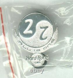 Hard Rock Cafe STAFF 27 YEARS SERVICE STERLING SILVER YIN & YANG PIN