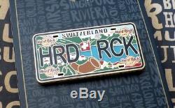 Hard Rock Cafe SWITZERLAND HRC license plate series pin LE 130 VHTF