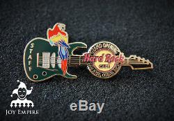 Hard Rock Cafe San Jose Costa Rica Guitar & Parrot Grand Opening Staff Pin 2013