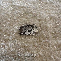 Hard Rock Cafe Sterling Silver 23 Year Anniversary Staff Pin Rare