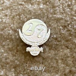 Hard Rock Cafe Sterling Silver 27 Year Anniversary Staff Pin Mint And Rare
