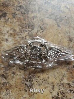Hard Rock Cafe Sterling Silver Staff Pins Anniversary Set Years 1-10