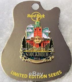 Hard Rock Cafe Stockholm Original Limited Edition Icon City Series Pin # 85247