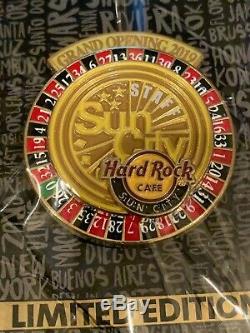 Hard Rock Cafe Sun City South Africa Grand Opening Staff 2019 Roulette Wheel Pin