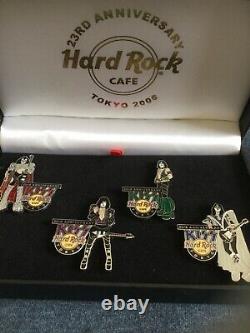 Hard Rock Cafe Tokyo KISS 2006 23rd Anniversary Pin Box Set
