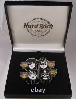 Hard Rock Cafe UCW Osaka 5th Anniversary KISS Band Face Puzzle 4 Pins Box Set 06