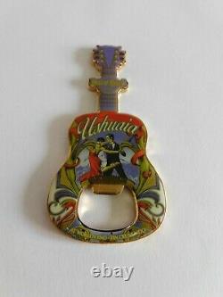 Hard Rock Cafe USHUAIA Tango Dancers Guitar with Logo Magnet Bottle Opener