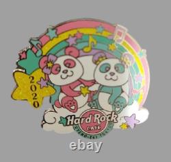 Hard Rock Cafe Ueno Panda Rainbow Pin 2020 Used