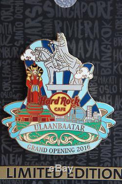 Hard Rock Cafe Ulaanbaatar Mongolia Grand Opening Pin 2016