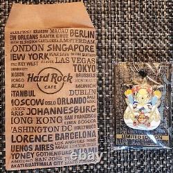 Hard Rock Cafe Ushuaia Skull And Penguins Icon Shaped Mint Pin With Card/bag