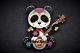 Hard Rock Cafe Uyeno-eki Tokyo Japan Sugar Skull Panda Pin 2014 Le100