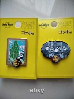 Hard Rock Cafe Van Gogh Exhibition Collaboration Pin Badge Ueno Zoo Shanshan New