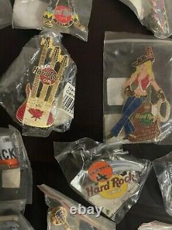 Hard Rock Cafe Vintage Collectors Pin Collection Lot 30 Pins circa 1998-2005