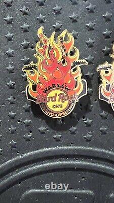 Hard Rock Cafe Warsaw Staff And Grand Opening Set Of 2 Pins 38054 36645