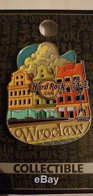 Hard Rock Cafe Wroclaw Icon City Pin mint new on card ships 8/9