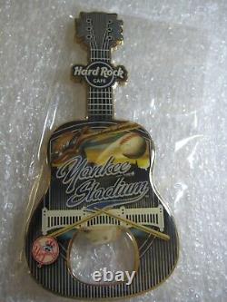 Hard Rock Cafe YANKEE STADIUM Guitar Bottle Opener Magnet RARE VHTF