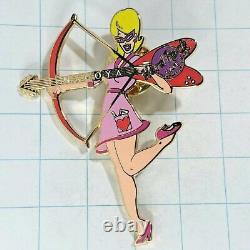 Hard Rock Cafe guitar arrow girl pin Hard Rock Cafe brooch pins
