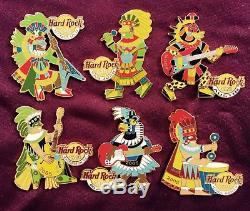 Hard Rock Cafe pin lot ancient aztec warriors maya vhtf series rare