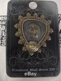 Hard Rock Cafefour (4) Translucent Skull Seriespins2019brand New On Cards